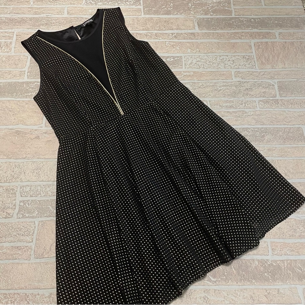 Express black and gold dress size 12